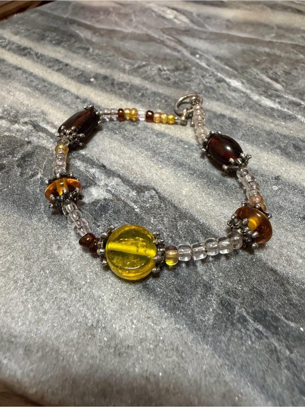 Handmade Acrylic Beads Bracelet